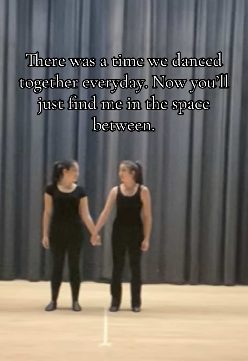 I miss my bestfriend everyday, my forever dance partner. #fyp #dance #theatre #bestfriend #descendants #spacebetween #wwjd 