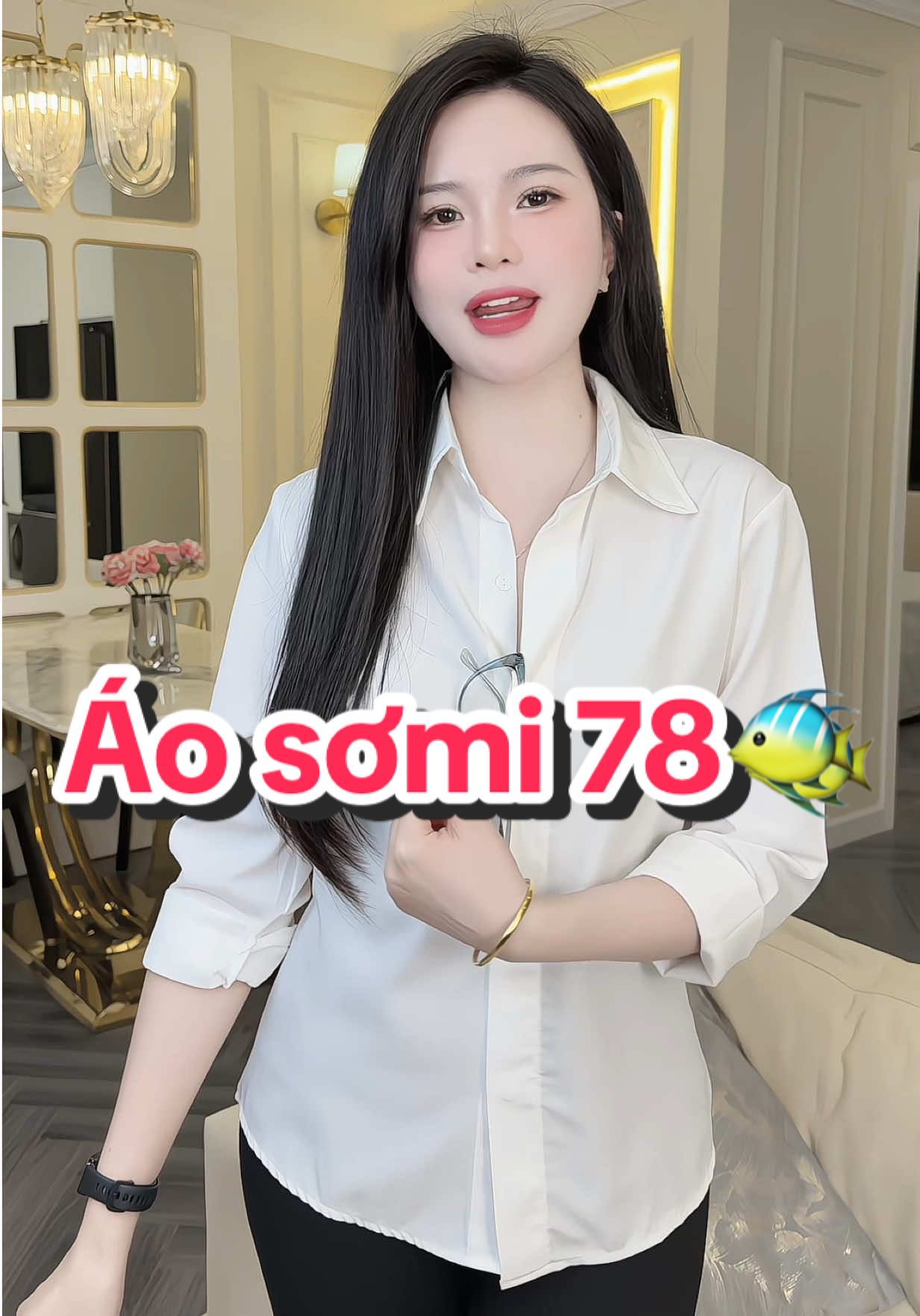 Áo Sơ Mi  Công Sở Tay Dài Nẹp , sơmi trắng #champhan #review #champhanreview #áo #thoitrangnu #somi #aosomi 