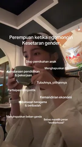 ⚠️Konten ini bukan untuk menyerang laki-laki tapi jadi pengingat bahwa tujuan awal kesetaraan gender itu bukan untuk saling menjatuhkan, justru untuk saling memahami dan mendukung agar semua mendapatkan kesempatan yg sama #kesetaraangender 