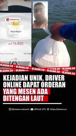 Kejadian unik, Driver online dapat orderan, yang mesen ada  ditengah laut #beritaterkini #beritaterupdate #beritaviral #beritatiktok #driveronline 
