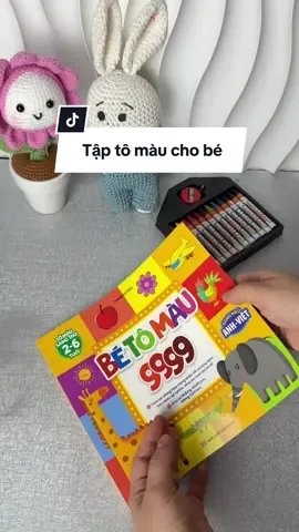 Sách tập tô 9999 hình ảnh cho vé từ 2-6 tuổi #emmuoine #betomau #betomau9999 #sachtaptomau 