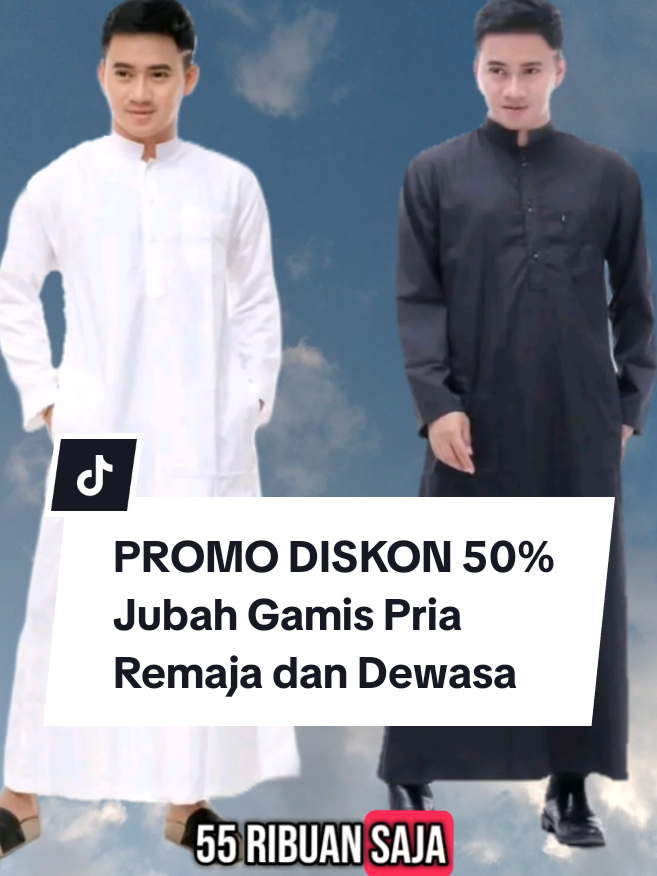 Jubah Gamis Pria remaja dan dewasa lagi diskon 50% #jubah #bajugamispria #gamispria #jubahremaja #jubahdewasa #gamisprialenganpanjang #jubahmurah 