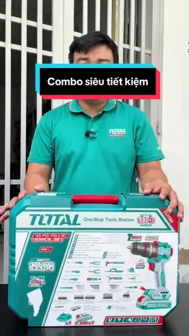 Bộ máy khoan 165 chi tiết dùng pin 20v THKTHP11652                                    #total #dungcu #dungcusuachua 