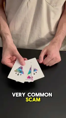 Famous three card Monte Scam EXPOSED #magictrick #magic #tutorial #trick 