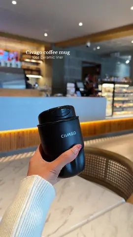 As a coffee lover ' Perfect to for travel buddies #civago #civagocoffeemug #coffeemug 
