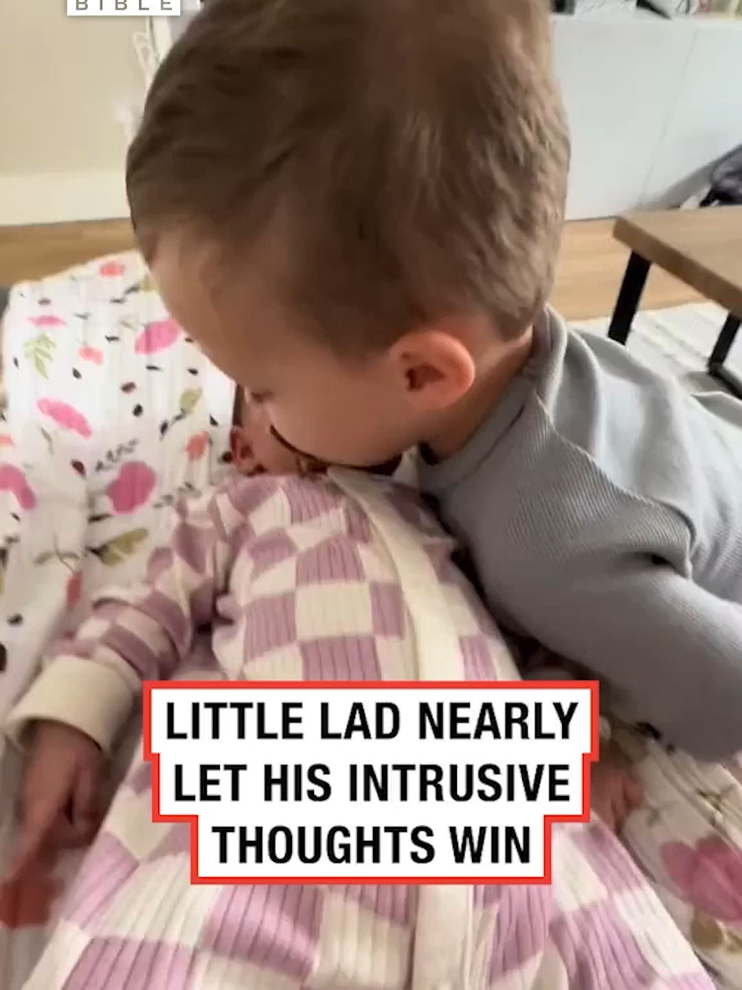 When you're no longer an only child... 🤣 (🎥: Collab) #ladbible #funnyvideos😂 #kidsoftiktokfunny #fails #siblingcheck