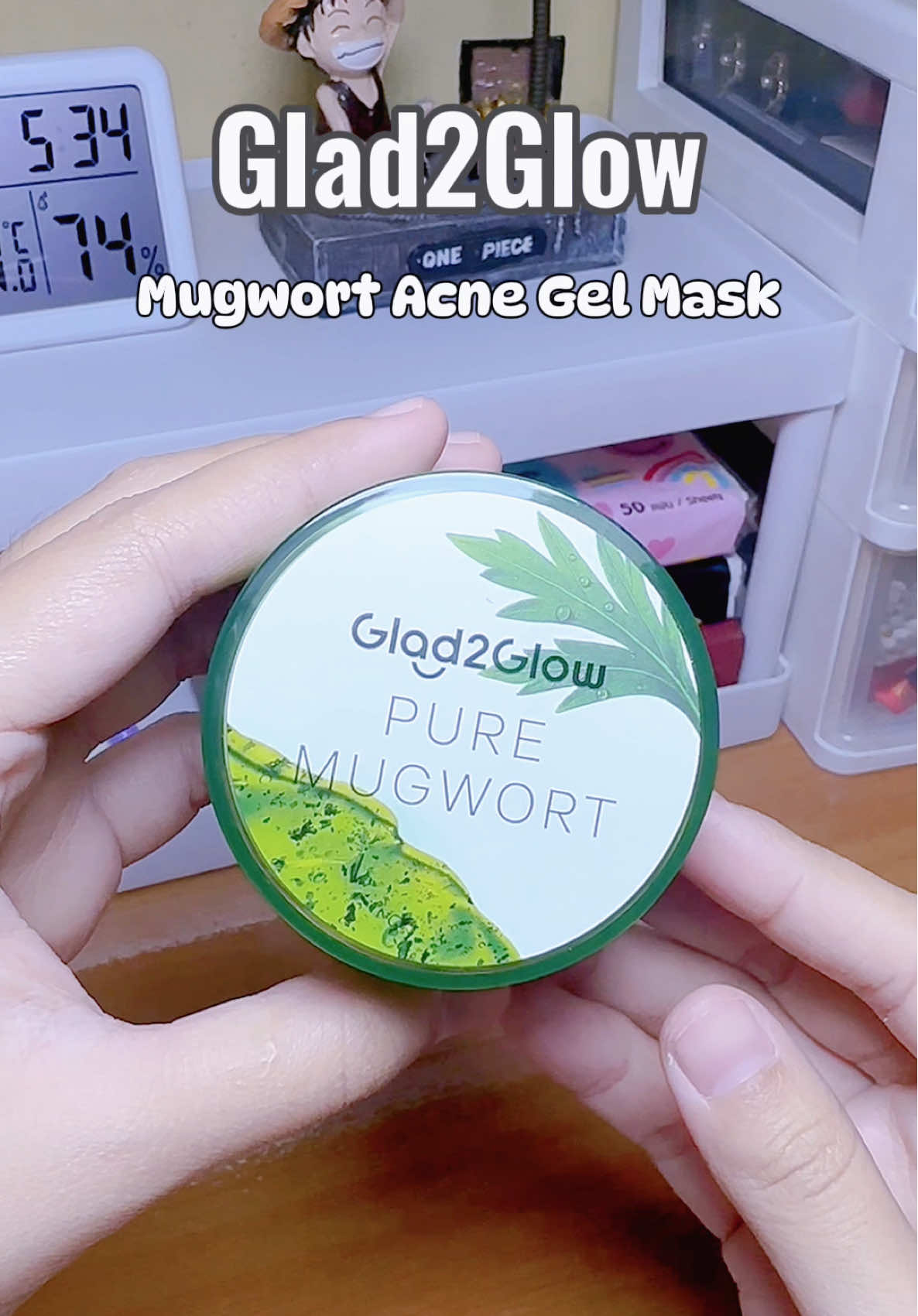 เป็นมาส์กที่เย็นสดชื่นมากกก รู้สึกผิวเฟรชมากค่ะ 💚 #glad2glow #magic #mugwortmask #มาส์กจิงจูฉ่ายเข้มข้น #ผลัดเซลล์ผิวหน้า #บำรุงกระจ่างใส #เกราะป้องกันผิวแข็งแรง 