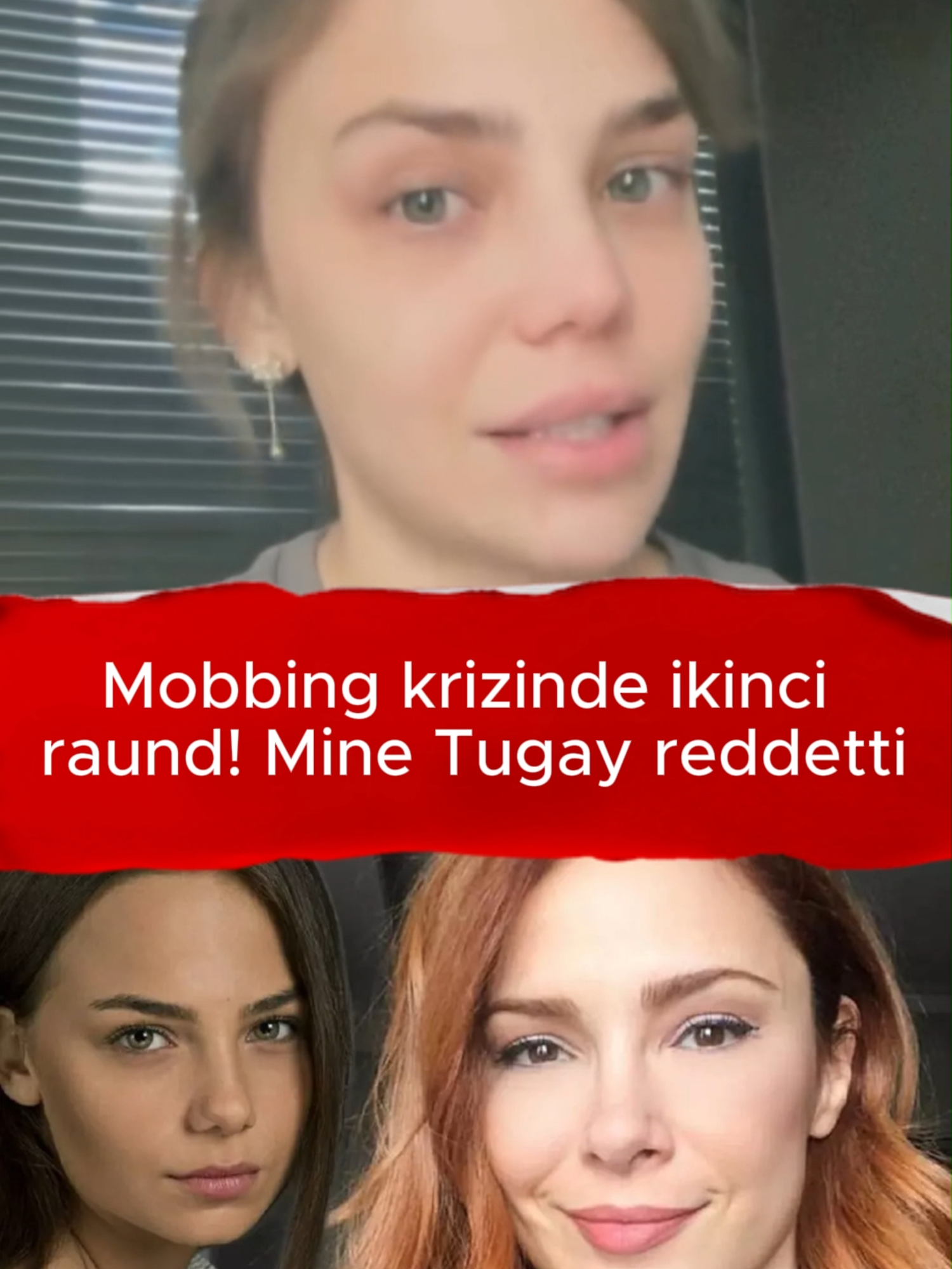 Mobbing krizinde ikinci raund! Mine Tugay reddetti, Bahar Şahin ihtarnameyi paylaştı. #tik #tiktokviral #tatil #magazin #türkiye🇹🇷 #aile #istanbul #gündem #tiktok #germany #ingiltere🇬🇧 #france🇫🇷 #haber #güney #minetugay♥️ #dizi #kavga #baharşahin#kesfetteyiz  Oyuncular Mine Tugay ile Bahar Şahin arasındaki mobbing krizi büyüyor. Bahar Şahin katıldığı bir yayında, Zalim İstanbul dizisinde bir rol arkadaşı tarafından zorbalığa, mobbinge maruz kaldığını söylemişti. Şahin isim vermese de söz konusu kişinin, dizide kayınvalidesini oynayan Mine Tugay olduğu öne sürülmüştü. İddialar sonrası açıklama yapan Mine Tugay, 