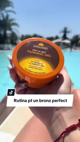 Rutina mea pentru un bronz fara arsuri 😍 #plaja #tanninggel #spf50 #fy 