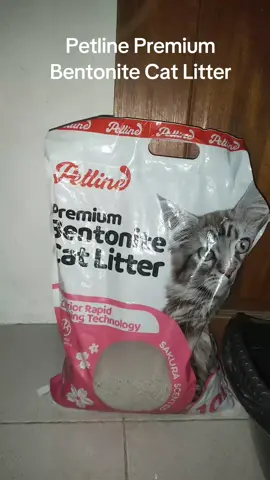 Petline Premium Bentonite Cat Litter  #catsand #catlitter #petline  #cats #furparents #catsoftiktok #tiktok 