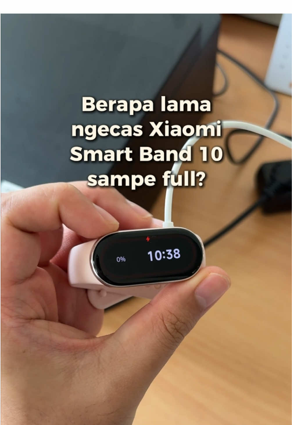 Tes durasi cas Xiaomi Smart Band 10 dari 0% sampai 100% #xiaomi #watch #smartwatch #smartband #wearables 