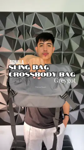 A bag that’s perfect for everyday use. Maganda ang design at matibay ang quality. #bag #shoulderbag #slingbag #bagsformen #mensfashion 