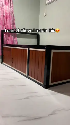 Wow I can’t believe I made this😍 If you have a tiny room and you want to make it spacious hala pag DIY na sad para dagha ta😅 #creatorsearchinsights #cabinetbed, #spaceoptimization, #homedecor, #multifunctionalfurniture, #interiordesign #diyproject 