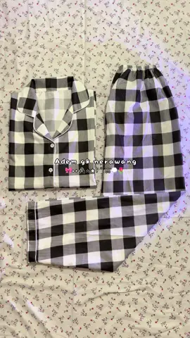 Piyama katun gk nerawang #piyama #bajutidur #oneset 