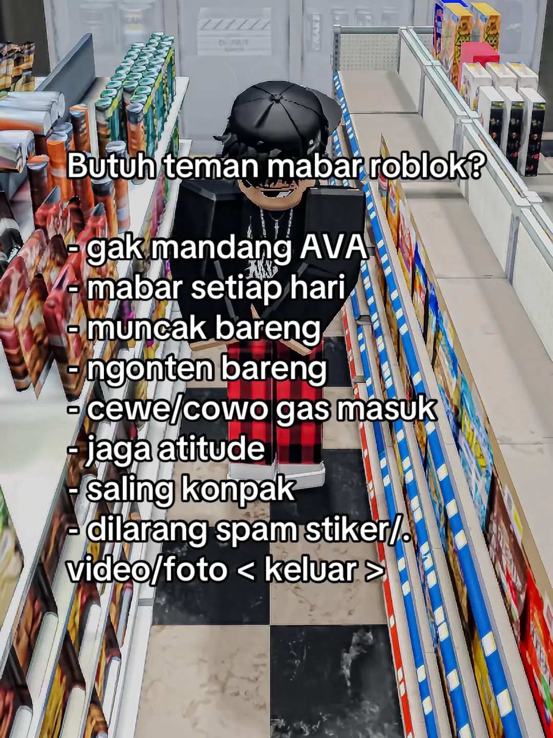 https://chat.whatsapp.com/Ifdt2Jsyvb1KZTg1ynDEic?mode=r_t #grup #grupmabar #gruproblox #fyproblox #roblox #fyp #4u #berandatiktok 