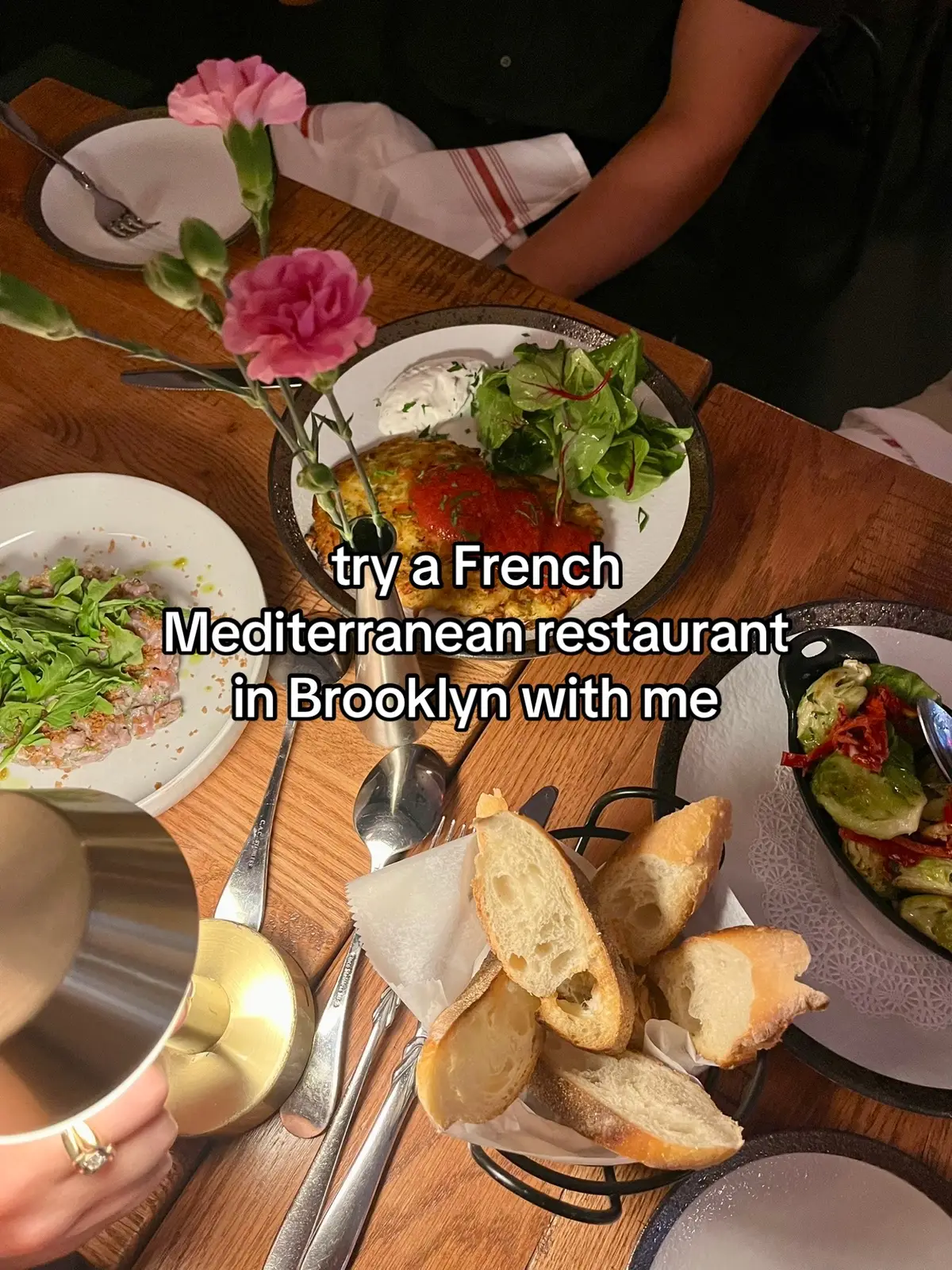 Order the zucchini pancakes!! 🤤 #stillhungry4more #nyc #brooklyn #brooklynfood #nycfood #RestaurantReview #fyp #frenchfood 