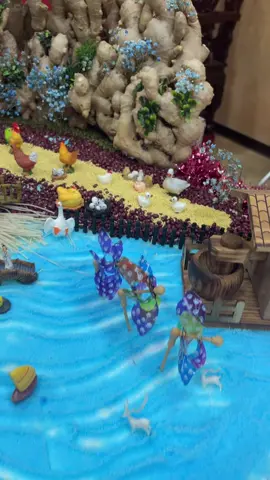 山珍海味薑山造景 #五股無極聖天宮 #薑山擺設  #薑山藝術設計 