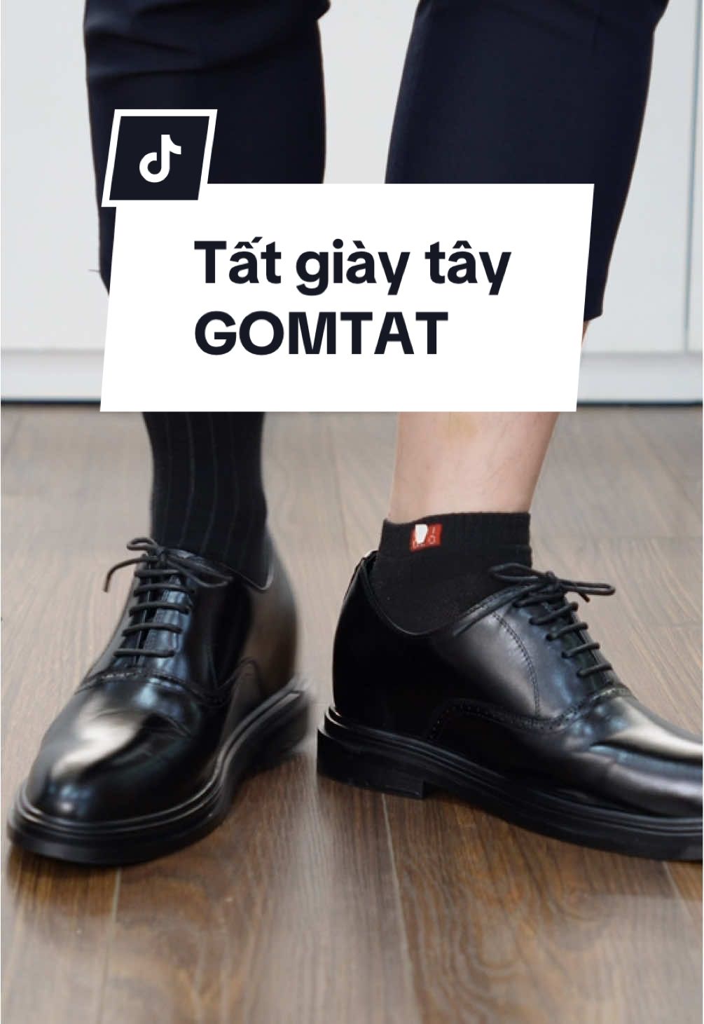 Tất gân chìm cho anh em công sở tự tin hơn với trang phục của mình #xuhuong #tatgiaytay #tatcongso #tatcaoco #GOMTAT 
