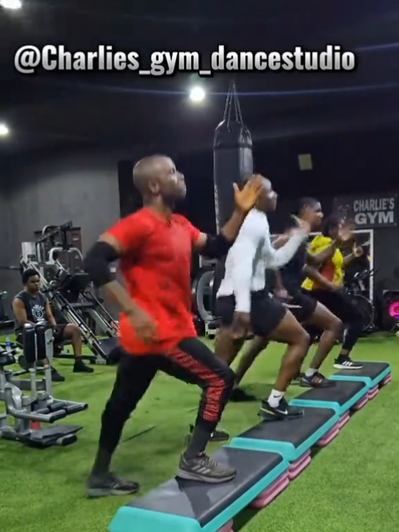 Feel the energy 🔥 Training with @Charles iyere  is nothing short of intense energy and vibes. Mornings like this hit different! #charlies_dance_studio #charlies_workout_session #gym #Fitness #viral 
