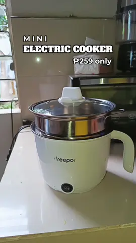 multifunctional electric cooker! Whether you want to sauté, fry, cook noodles, or prepare delicious soups, this appliance is perfect for dorms and small families.  Disclaimer: Sale prices may change anytime #minielectriccooker #electriccooker #multifunctionalelectriccooker #miniricecooker 
