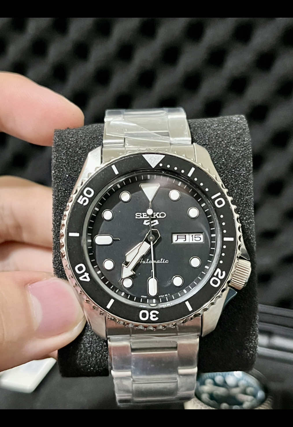 ref. SRPD55 🖤🖤🖤 #seiko #seiko5 #classics #watchformen #davao #classicstyle #DavaoCity #fyp 