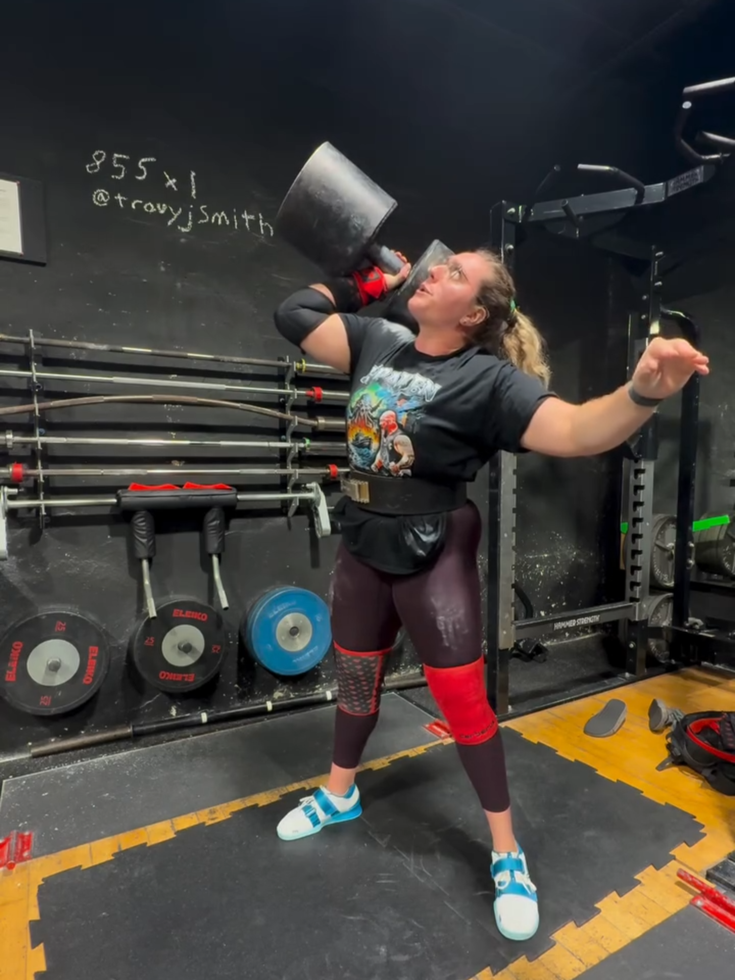 That 64kg/141lbs DB didn’t stand a chance and Jackie Osczevski made it look clinical💪🔥⁠ #teamcerberus #cerberusstrength #strongman #strongmanmotivation #weightlifting #getstronger #fyp #Fitness #dumbbell #dumbbellworkout #strongwoman