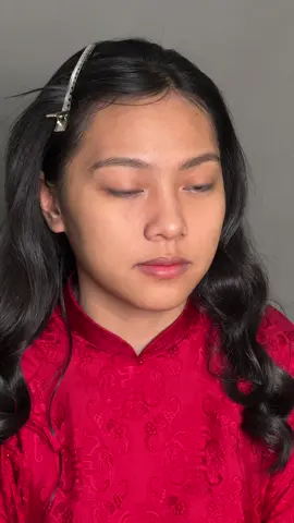 Cô dâu áo dài đỏ💗#CapCut #xuhuong #makeup #makeupcodau #aodai 