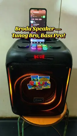 Walang sablay sa tugtugan — Brodu lang malakas! Compact, wireless, pero BOOM ang bass. Ready ka na bang maging life of the party, bro?”