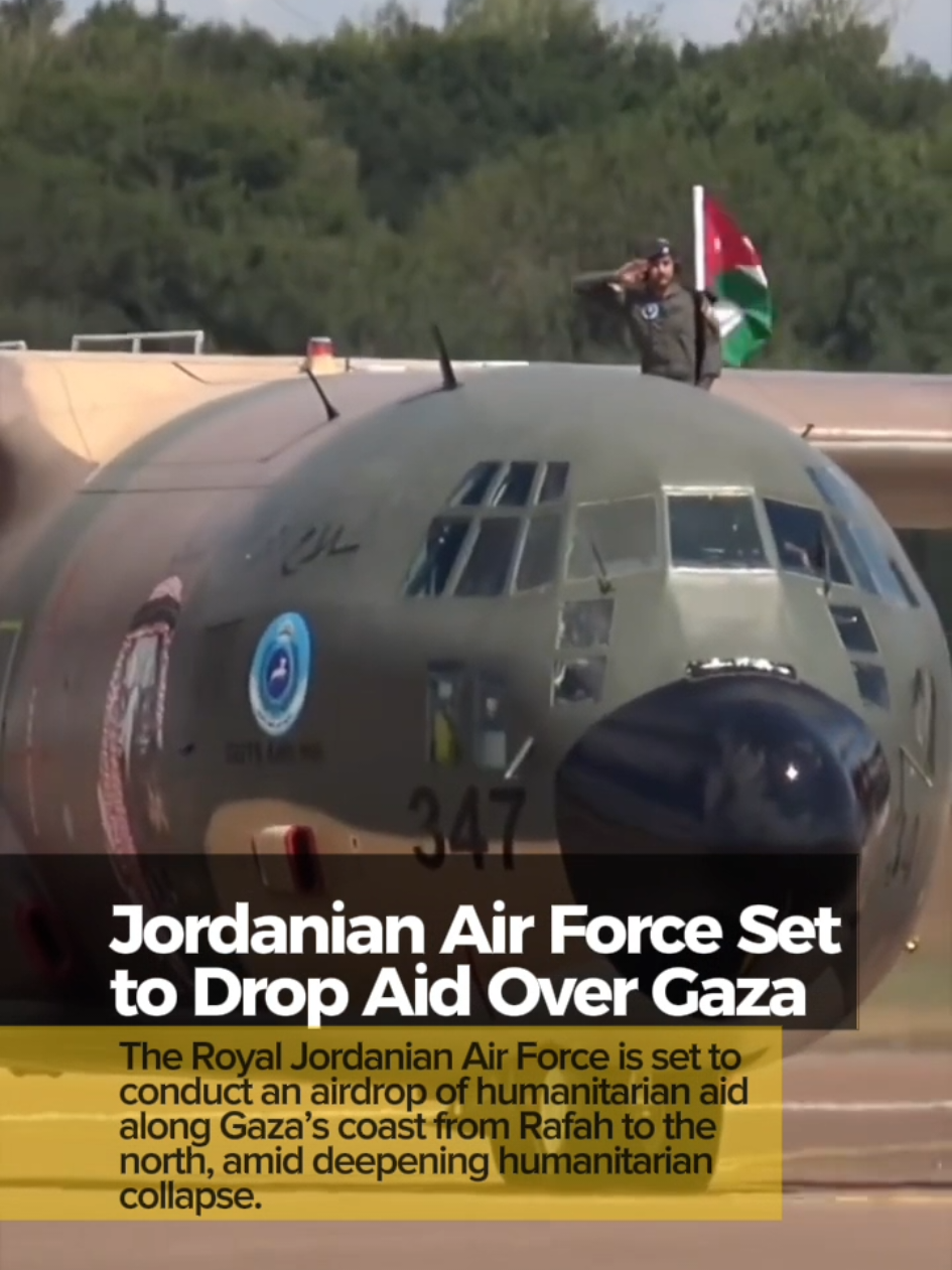 22JULY2025 • The Royal Jordanian Air Force is set to conduct an airdrop of humanitarian aid today along Gaza’s coast from Rafah to the north, amid deepening humanitarian collapse.#freepalestine #gaza #LIVEIncentiveProgram #LIVEwithlowfollowers #PaidPartnership 