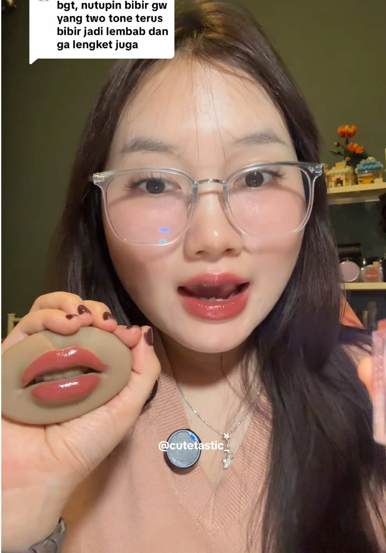 Membalas @ʕ•ₒ•ʔ shade 03 emang secakep itu bebb #cantikmuhanasui #hanasuinextlevel #hanasuinextlevelbutterbalmtint 