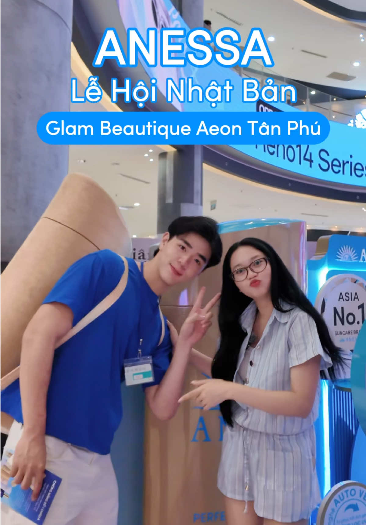 Núi với biển hết chỗ rồi, mời đoàn mình di chuyển đến booth ANESSA tại Lễ Hội Nhật Bản Glam Beautique Aeon Mall Tân Phú, duy nhất từ 22 - 28/07 để săn ngay ưu đãi chống nắng hấp dẫn cùng vô vàn quà tặng siêu xịn nha 😍💙 #Anessa #Chongnangso1ChauA #GlamBeautique #AnessaGoldMilk #uudai #chongnang #LeHoiNhatBan 