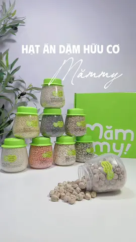 Hạt hữu cơ ăn dặm Mămmy vừa ngon vừa tiện lại an toàn. Bí quyết cho 1 chén cháo thơm ngon dinh dưỡng cho bé#hatandam #hatandammammy #mammy #mămmy #andam 