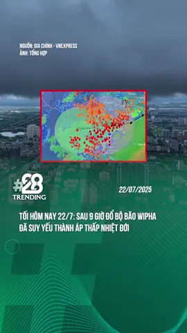 BÃO WIPHA ĐÃ SUY YẾU THÀNH ÁP THẤP NHIỆG ĐỚI #theanh28trending #theanh28 #tiktoknews #wipha #baoso3 #tiktokgiaitri 