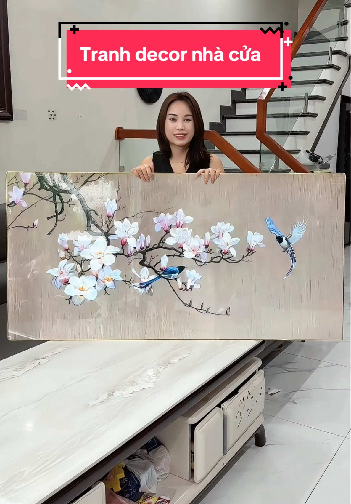 Tranh treo tường tráng gương decor nhà đẹp #xuhuong #hangmen96 #tranhtrangguong #tranhdecortreotuong 