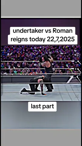 last part ,,,today 22,7,2025 undertaker vs Roman reigns no hold barred match wrestlemania 33 #please #romanfan #repost #OTC 