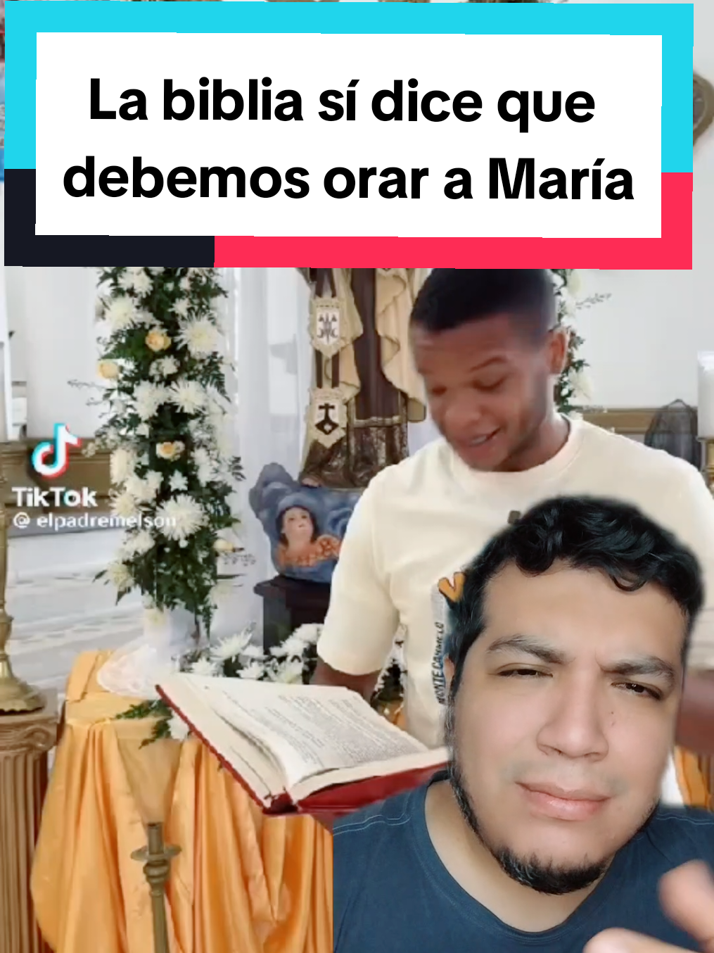 La biblia sí dice que debemos orar a María¿qué dice la biblia la palabra de Dios a los cristianos? #cristianos #cristianostiktok #iglesia #biblia #palabradedios #catolicos #catolico #maria #virgenmaria 