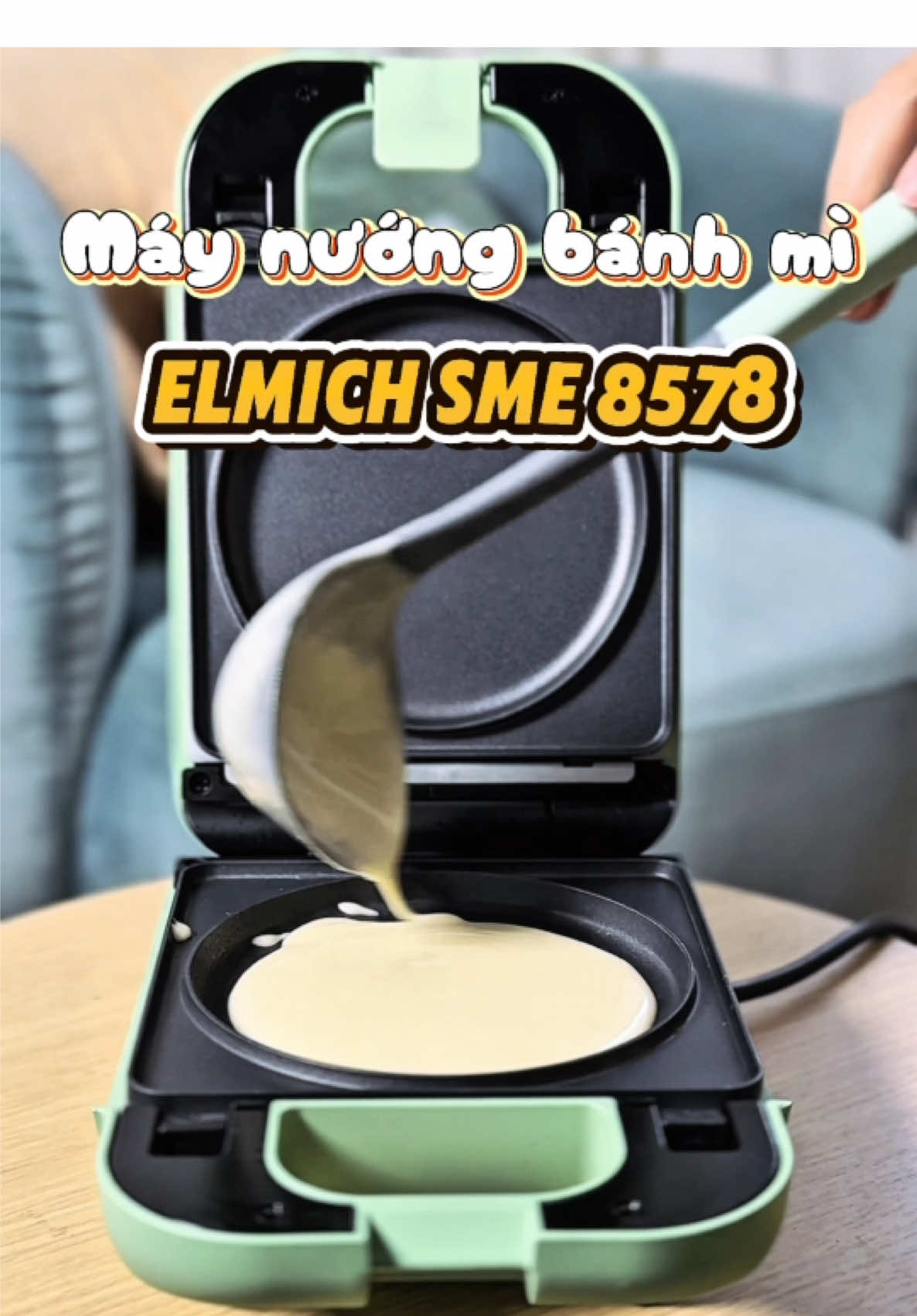 Máy nướng bánh mì Elmich, dành cho những bữa sáng nhanh gọn #maynuongbanh #maynuongbanhmi #maynuongsandwich 
