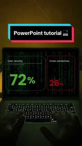 This cool PowerPoint design will leave everyone impressed 😯2️⃣6️⃣0️⃣1️⃣🔥 #powerpoint #presentation #powerpointtutorial #cybersecurity #morph #animation #ideas 