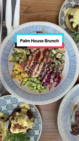 Buttermilk pancakes or a poke bowl? How could we ever say no to brunch?😍🩷 #palmhouse #brunch #bottomlessbrunch #londonhotspots #thingstodoinlondon #fyp 