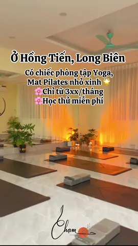 Long Biên thì tập yoga ở đâu hả các chị em ??? #yogapose #yogachonguoimoibatdau #yogalongbien #yoga #matpilates #yogalover #ChamYogaStudio #yogabenefits 