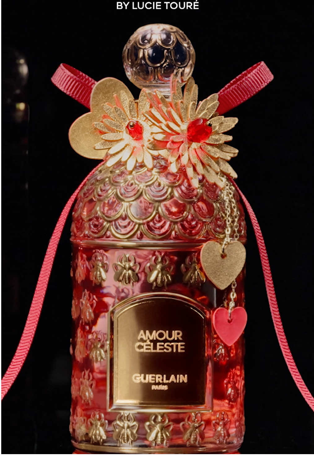 Guerlain celebrates Qixi with Amour Céleste. An exclusive Exceptional Rendez-Vous by artist Lucie Touré, inspired by the legend of star-crossed lovers Zhinü and Niulang: a timeless love story celebrated each year in China.​ — #Guerlain #Fragrance #Perfume #PerfumerSince1828​