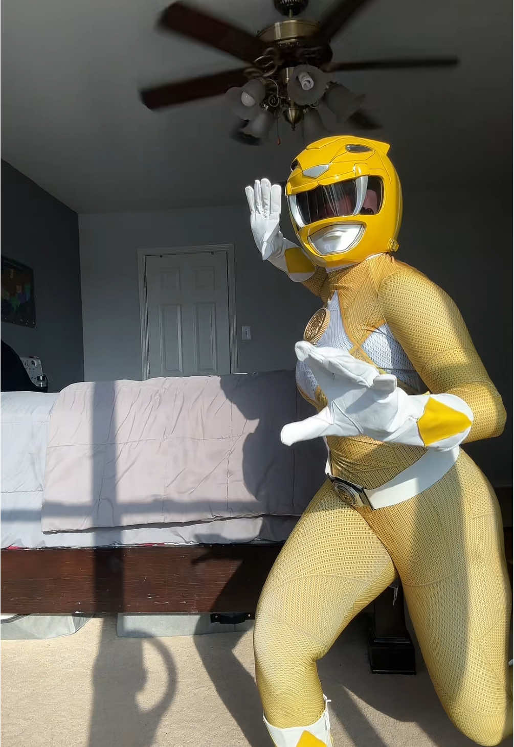 Just practicing some poses for my photoshoot. Yes I know about the diff yellows I like it like that!! 😆 Maybe I’ll do a monochromatic one but the beautiful thing about life if you can do things your way and it not hurt anybody. Anywho, should I do green or the red ranger next?! #posing #powerrangers #powerrangerstiktok #yellowranger #yellowpowerranger #yellowpowerrangercosplay #cosplay #cosplaygirl #cosplaygirlsoftiktok 