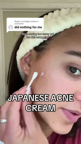 Replying to @bridget walton if you haven’t tried this already it might help!:) #acnecream #japaneseskincare #acneproneskin #acnehelp #pimples #acneproneskin #lionpairacnecream #tiktokshopcreatorpicks #tiktokshopmusthaves 
