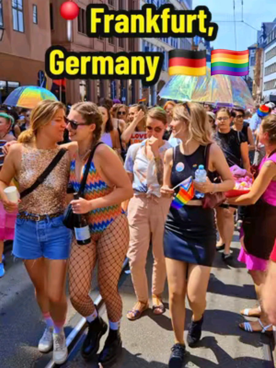 📍Frankfurt, Germany 🌈 Pride in Frankfurt – streets bursting with joy, colors & pure love! 🎧 No music, no filter – just raw, real life 🎥 Watch the full walk – link in bio 🔔 Follow for more walks every week! 🌍 Real streets. Real people. Real moments. #FrankfurtPride #LGBTQGermany #CityVibes #StreetLife #walkscape4k #Pride2025 #travel 