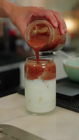 Ice shaken chocolate latte  . Add ice to a jar  Add 15 gms vanilla syrup  Add 10 gms honey  Add 30 gms of choco sauce  Add a shot of double espresso  . Shake untill creamy and frothy . . Add milk ice to a glass  Pour mixture over milk and garnish with cocoa powder . . #coffee #coffeetiktok #coffeebrew #tiktokdrinks 