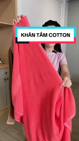 Khăn tắm size to #khantamcotton 