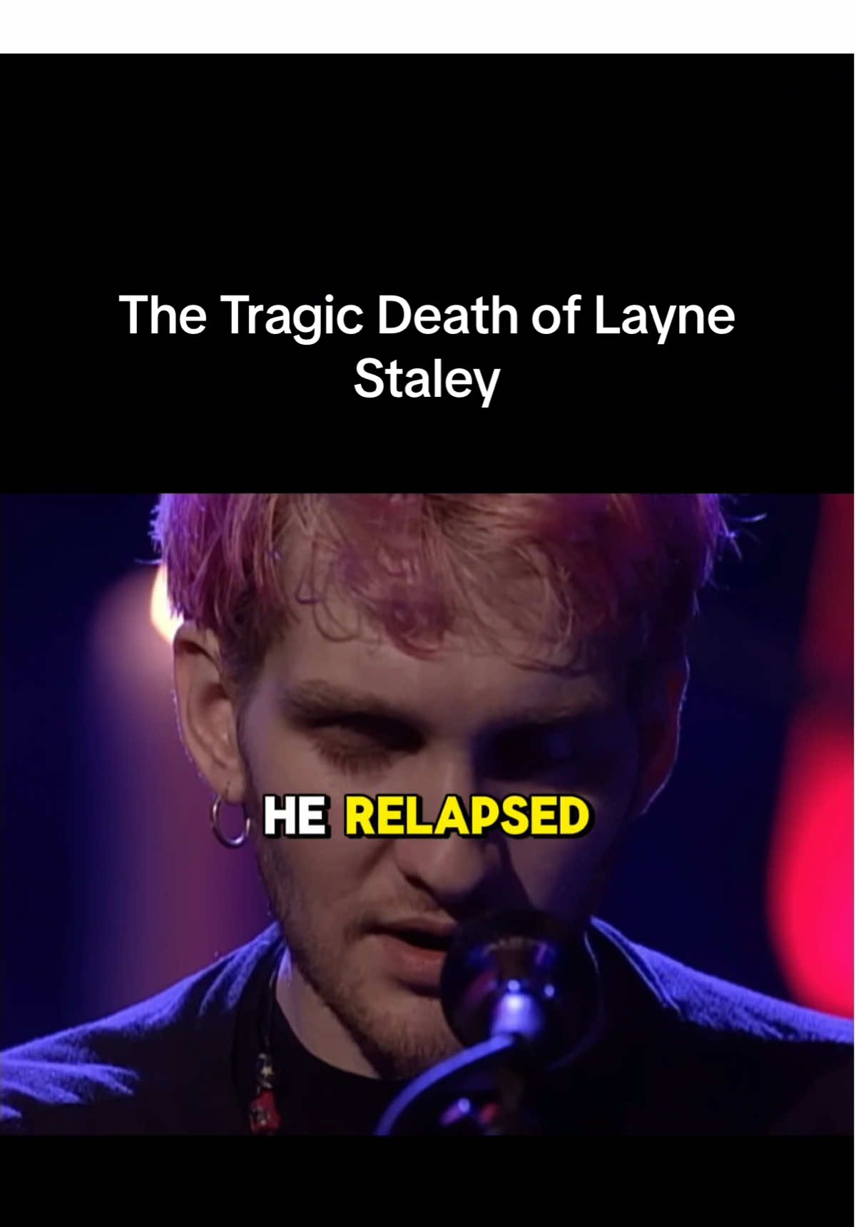 The Tragic Death of Layne Staley #laynestaley #nutshell #maninthebox #aliceinchains #downinahole #music #sound #singer #grunge #fypシ゚viral 