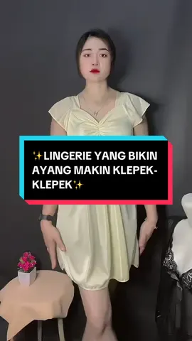 Lingerie berbahan sutra premium yang super fluffy dengan desain seksi,anggun,elegan,seksi cocok banget di pakai saat quality time bareng ayang dengan harga yang sangat terjangkau @Kimono Hst Vivi #lingerie #minidress #dressseksi #bajudinasistri #bajudinasdepansuami #bajudinasmalam #bajutidurwanita 