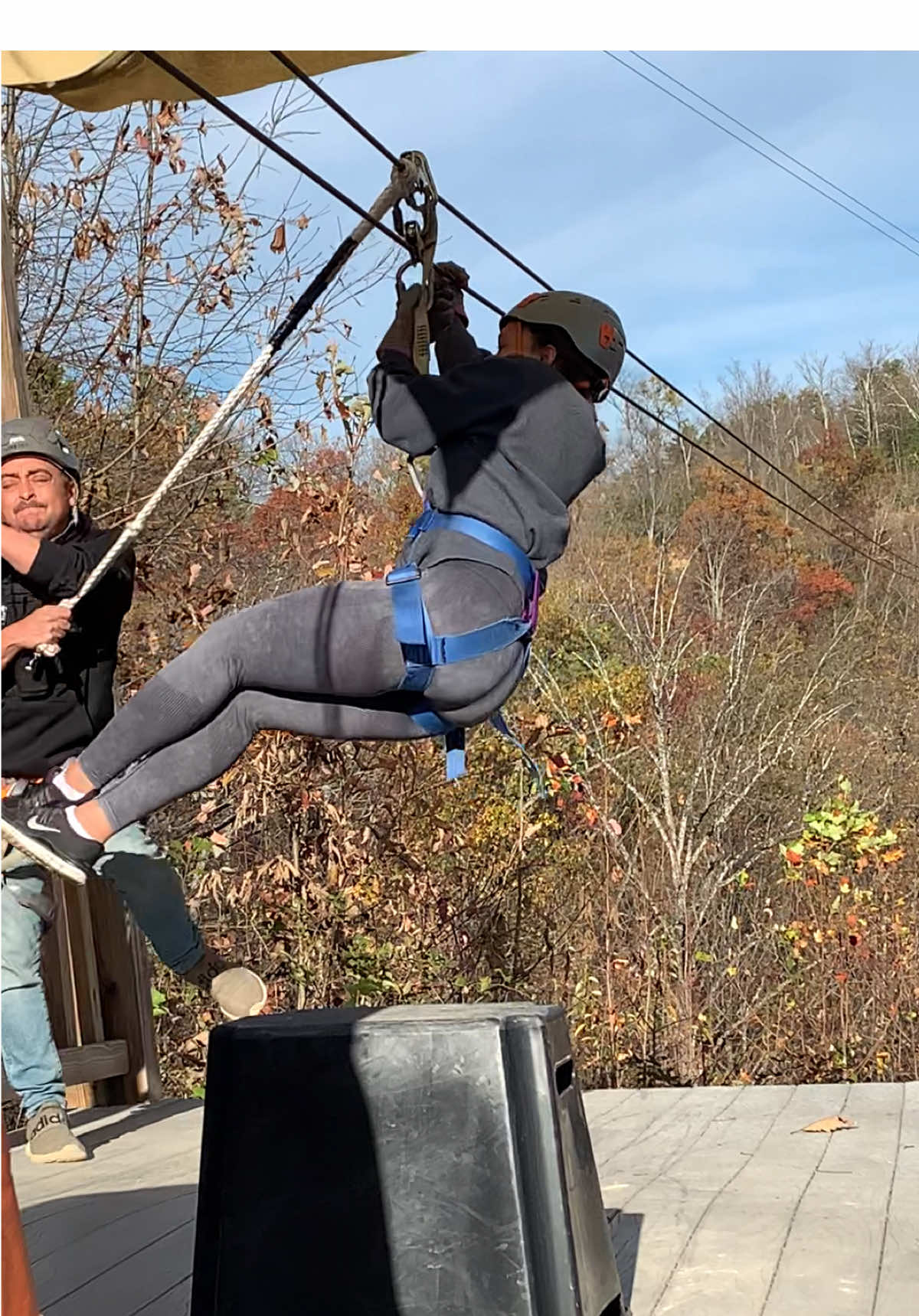 5 years later & I still hope he’s okay 😅😭 mistakes happen! #jet2holidays #fyp #gatlinburg #nothingbeatsajet2holiday #ziplining 