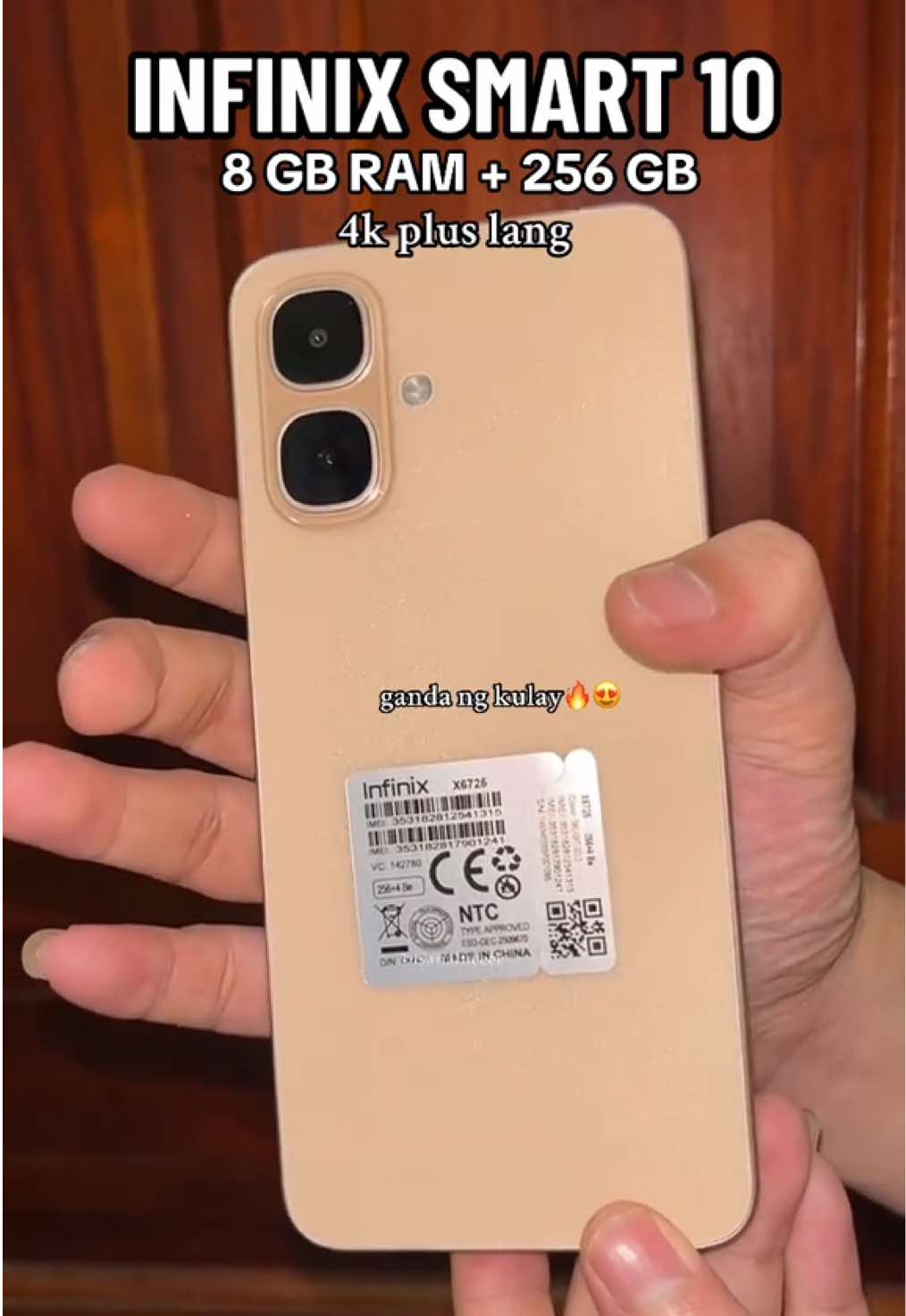 grabe 4k plus ko lang nabili at sobrang worth it ng pera ko‼️ Hindi ma lag pag naglalaro tapos d rin mabilis uminit‼️Madami pang kulay pagpipilian. #infinix #infinixsmart10 #smartphone #cellphone #Tech 